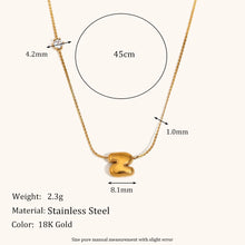 Load image into Gallery viewer, Bubble Letter Necklace