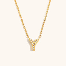 Load image into Gallery viewer, Sparkling Letter Necklace