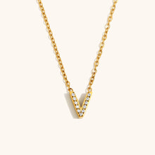 Load image into Gallery viewer, Sparkling Letter Necklace