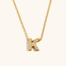 Sparkling Letter Necklace