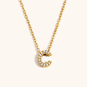 Sparkling Letter Necklace