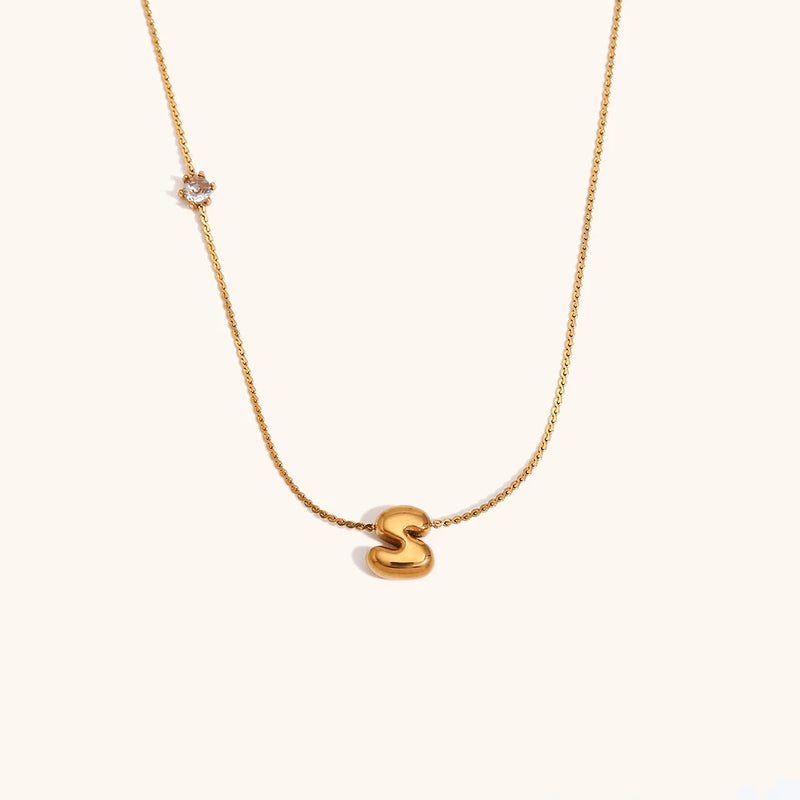 Bubble Letter Necklace