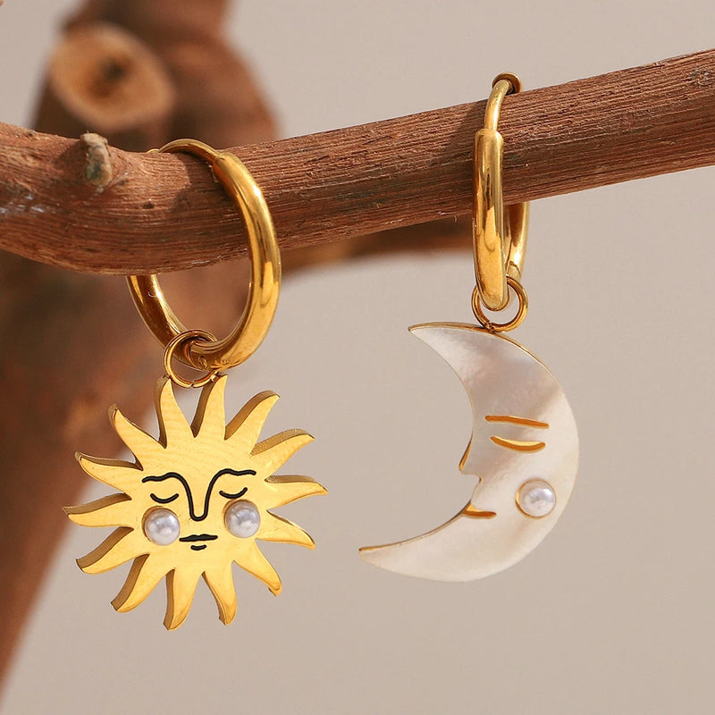 Sun & Moon Earrings