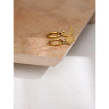 Load image into Gallery viewer, Star Moon Earrings
