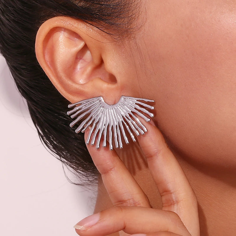 Fan Earrings