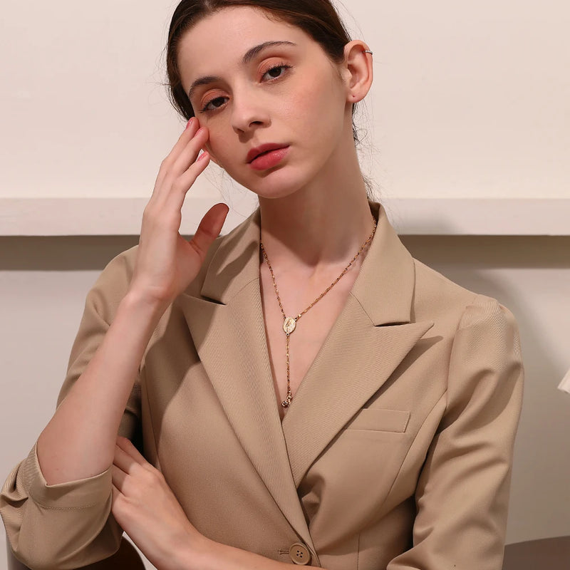 The Cross Of The Virgin Mary Necklace