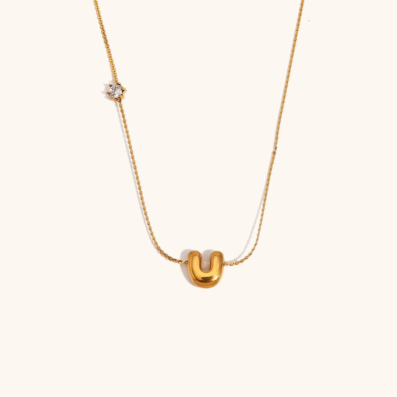Bubble Letter Necklace