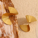 Twisted Fan Earrings