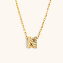 Sparkling Letter Necklace