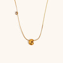 Bubble Letter Necklace