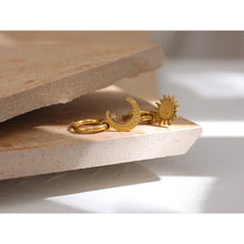 Load image into Gallery viewer, Star Moon Earrings
