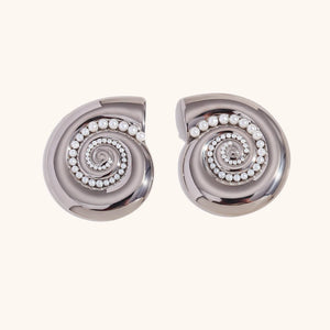 Pearl Conch Earrings