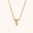 Sparkling Letter Necklace