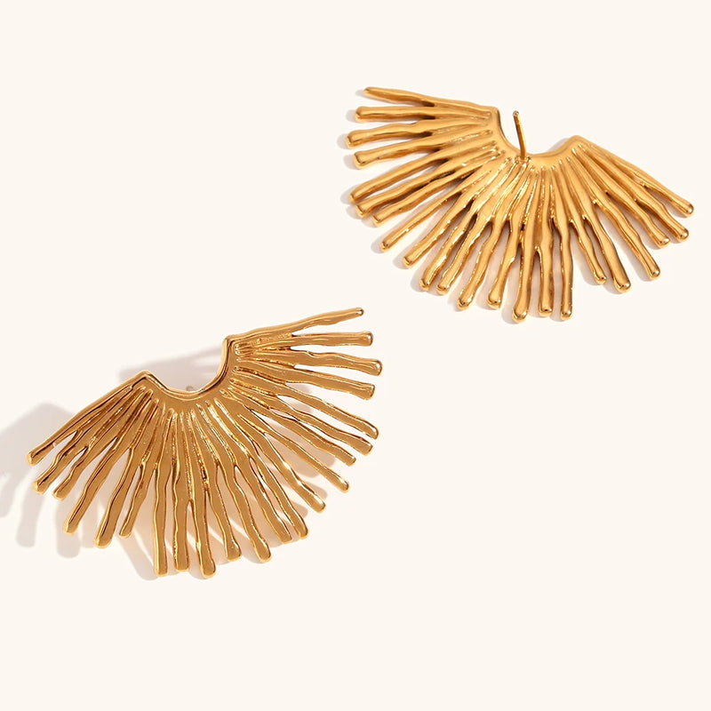 Fan Earrings
