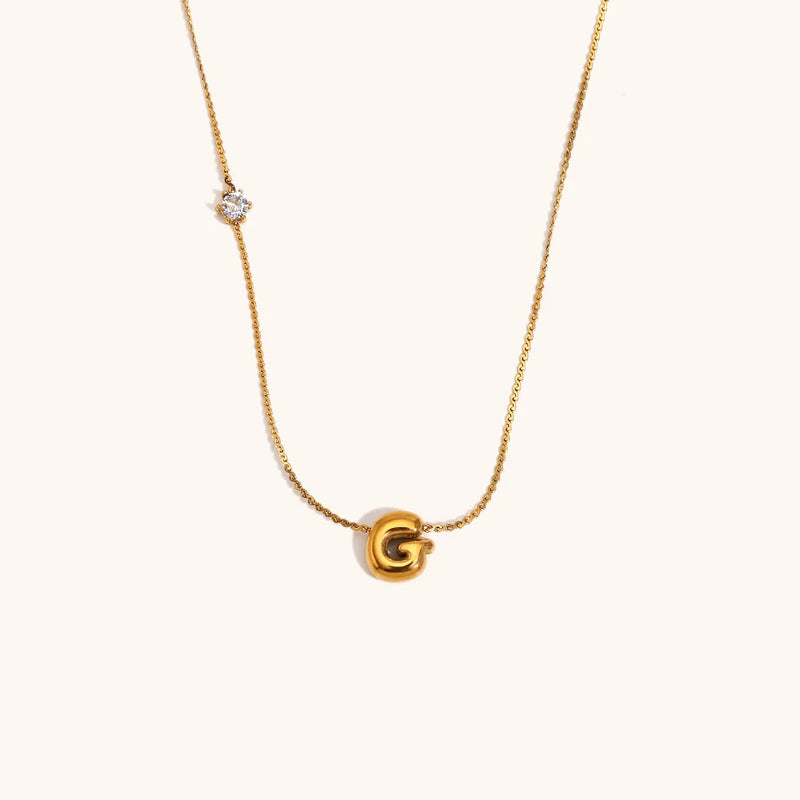Bubble Letter Necklace