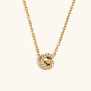 Sparkling Letter Necklace