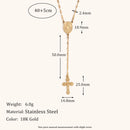 The Cross Of The Virgin Mary Necklace