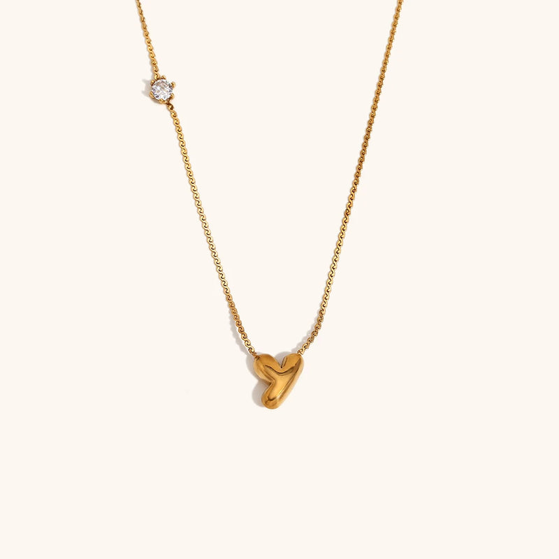 Bubble Letter Necklace