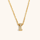 Sparkling Letter Necklace