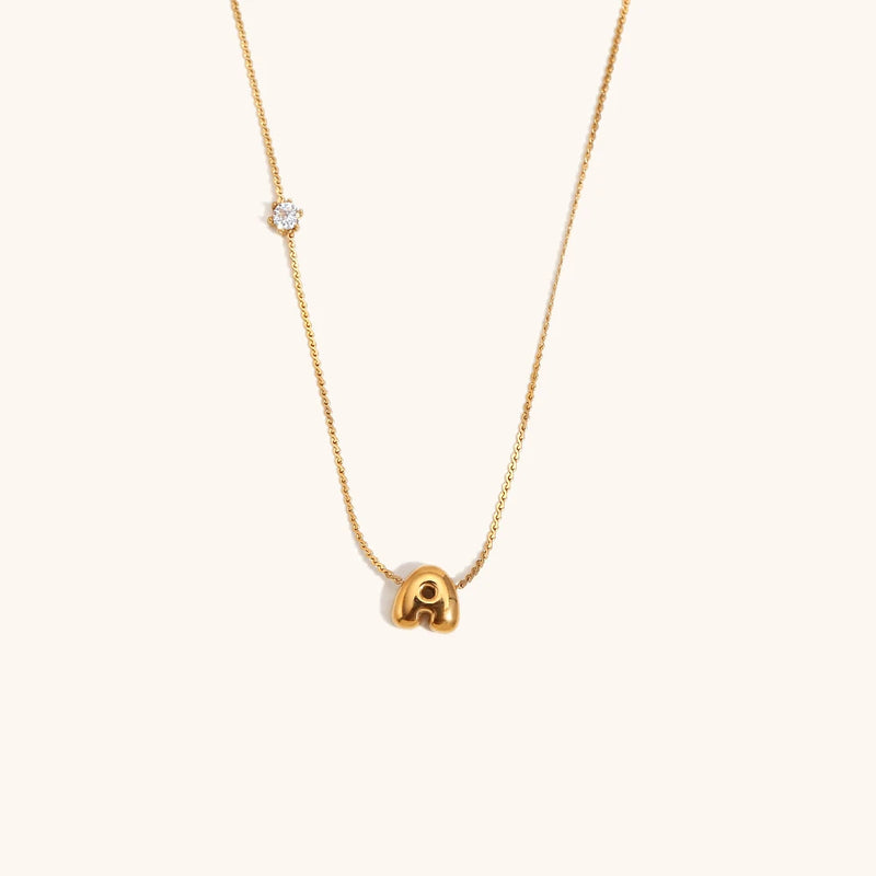 Bubble Letter Necklace