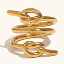 Knotting Of Lines Ring