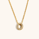 Sparkling Letter Necklace