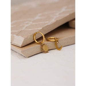 Star Moon Earrings