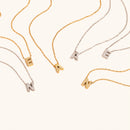 Sparkling Letter Necklace