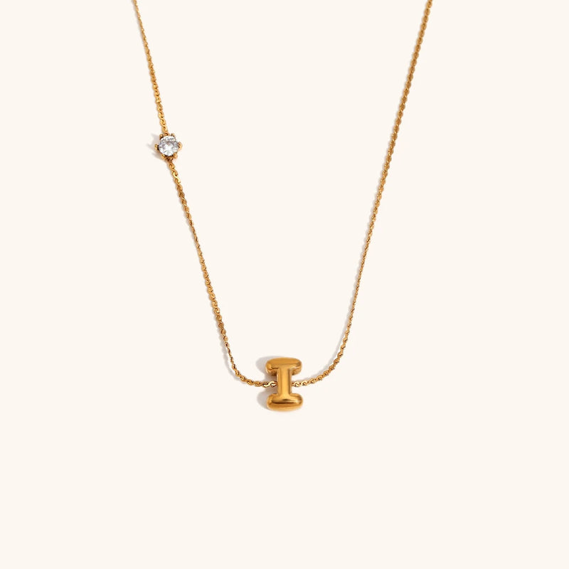 Bubble Letter Necklace