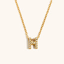 Sparkling Letter Necklace