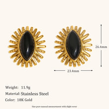 Load image into Gallery viewer, Black Earrings
