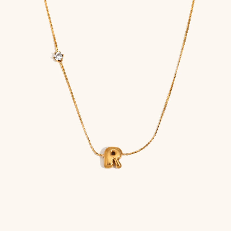 Bubble Letter Necklace