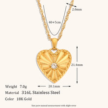 Load image into Gallery viewer, Road heart Necklace
