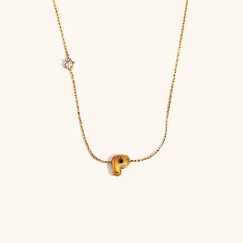 Bubble Letter Necklace