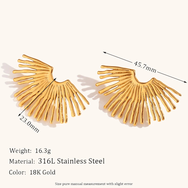 Fan Earrings