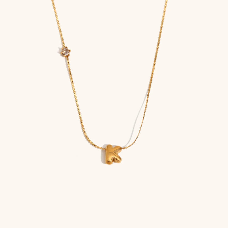 Bubble Letter Necklace
