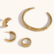 Load image into Gallery viewer, Star Moon Earrings
