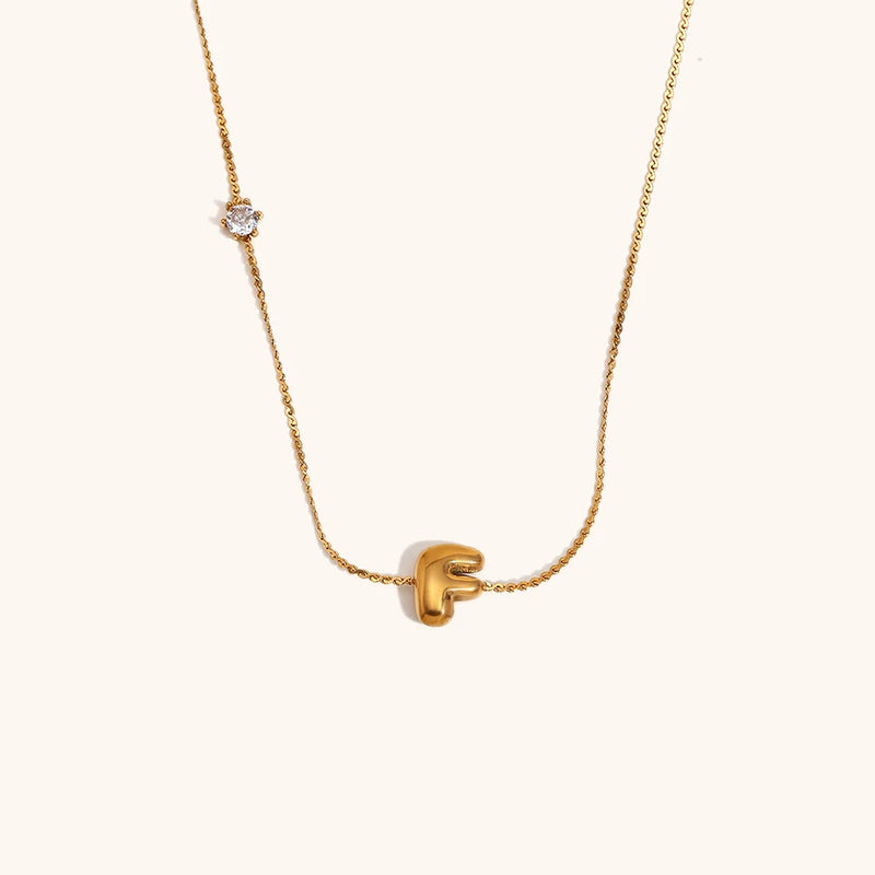 Bubble Letter Necklace