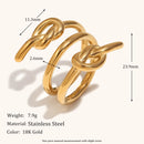 Knotting Of Lines Ring