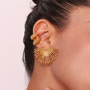 Fan Earrings
