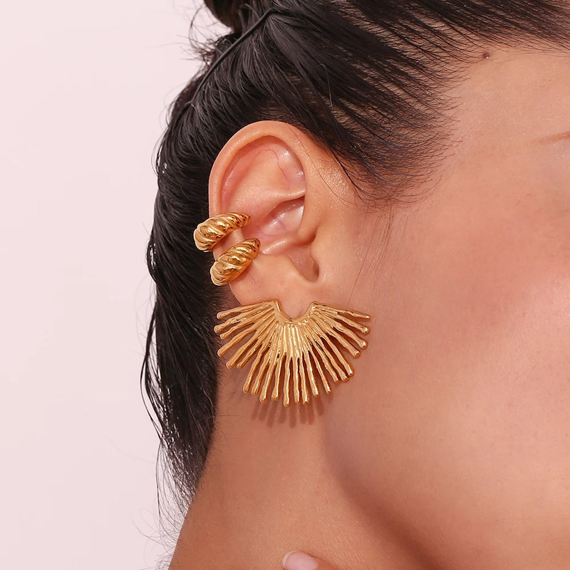 Fan Earrings